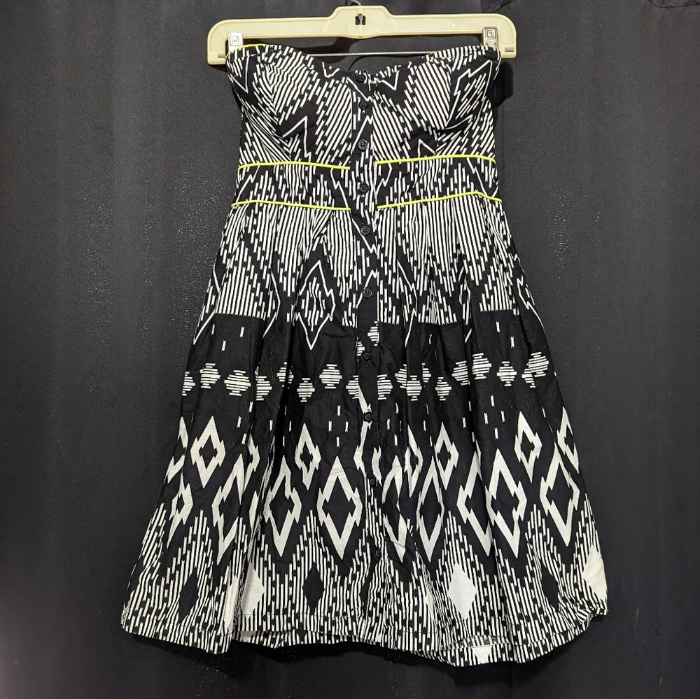 Strapless casual dress